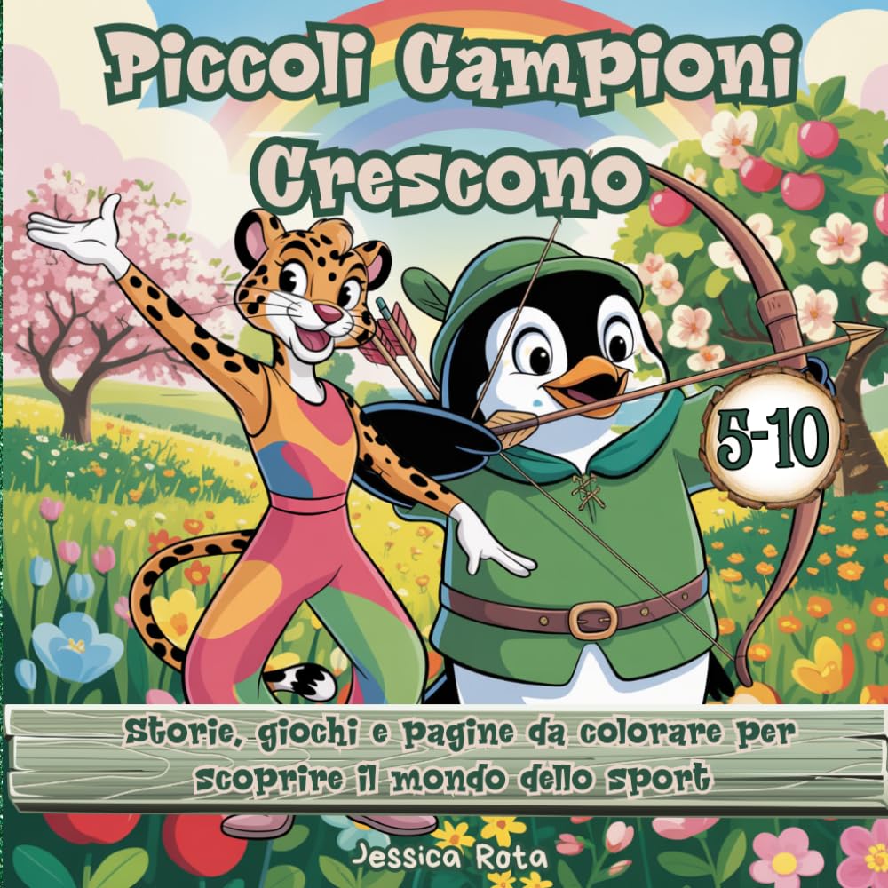 Piccoli campioni crescono: Storie, giochi e pagine da colorare per scoprire il mondo dello sport