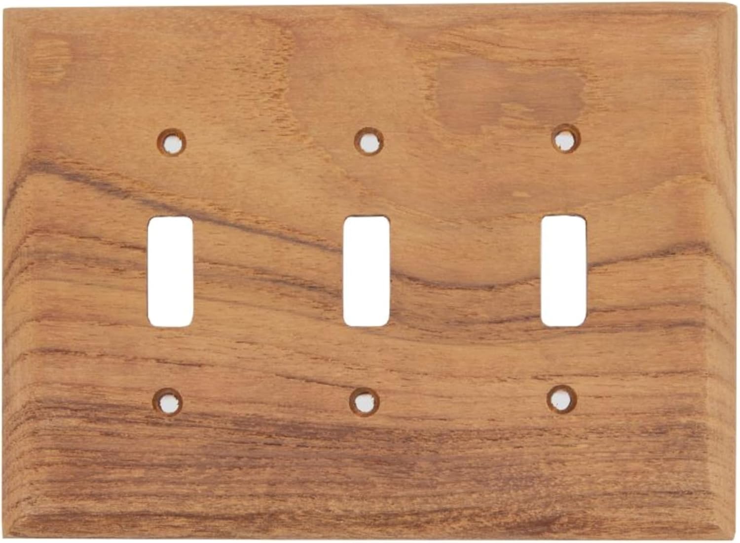 Whitecap 60179 Teak Triple Switch Cover