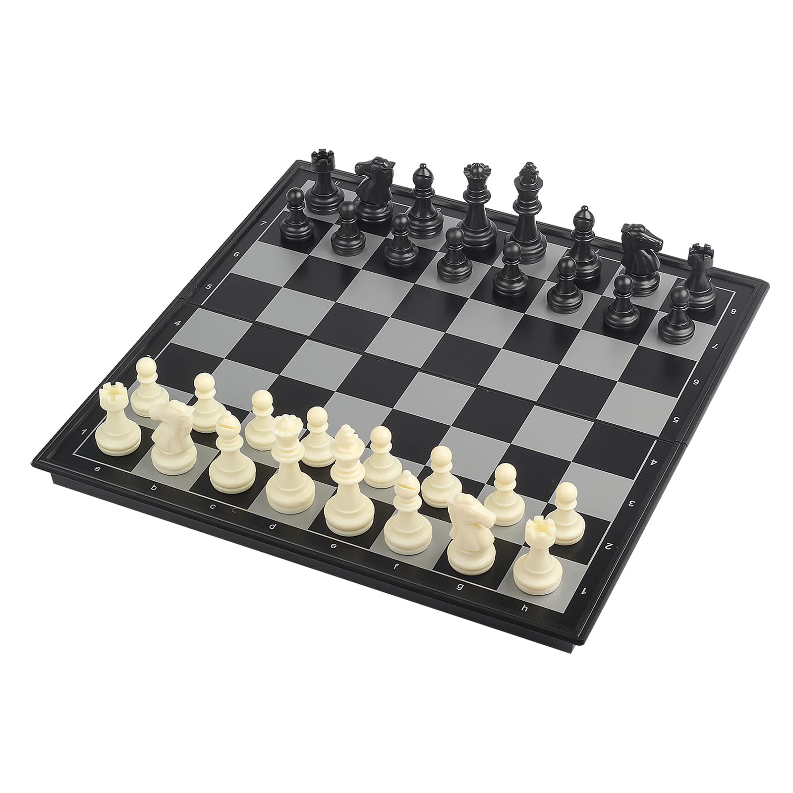Andux Foldable Magnetic Chess Game Set Board Game with Chess Board and Chess Pieces GJXQ-04 (S)