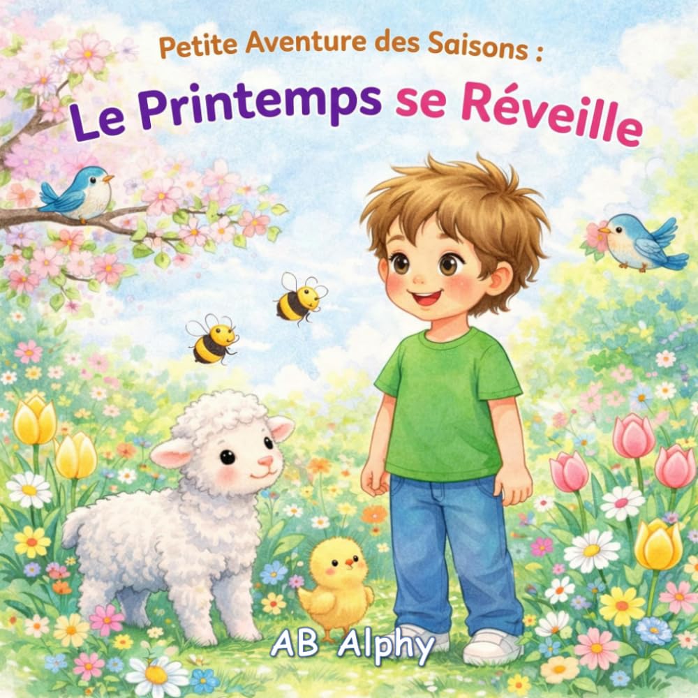 Petite Aventure des Saisons Le Printemps se Réveille: Un livre illustré sur le printemps pour les enfants de 3 à 5 ans – fleurs, animaux et nature qui s’éveille