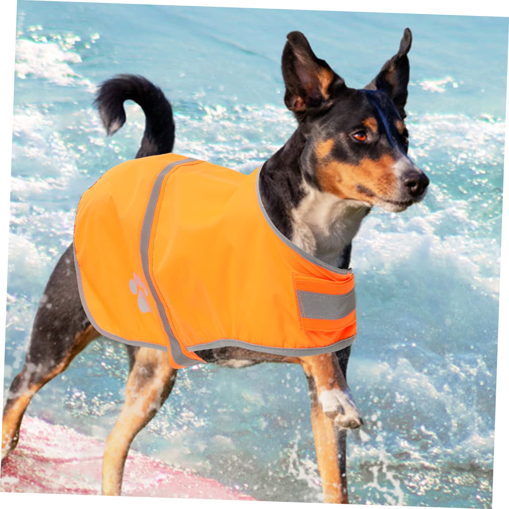 Kisangel 4 Stücke Einstellbare Reflektierende Hund Weste Für Outdoor Walking Wandern Fluoreszierende Haustier Weste
