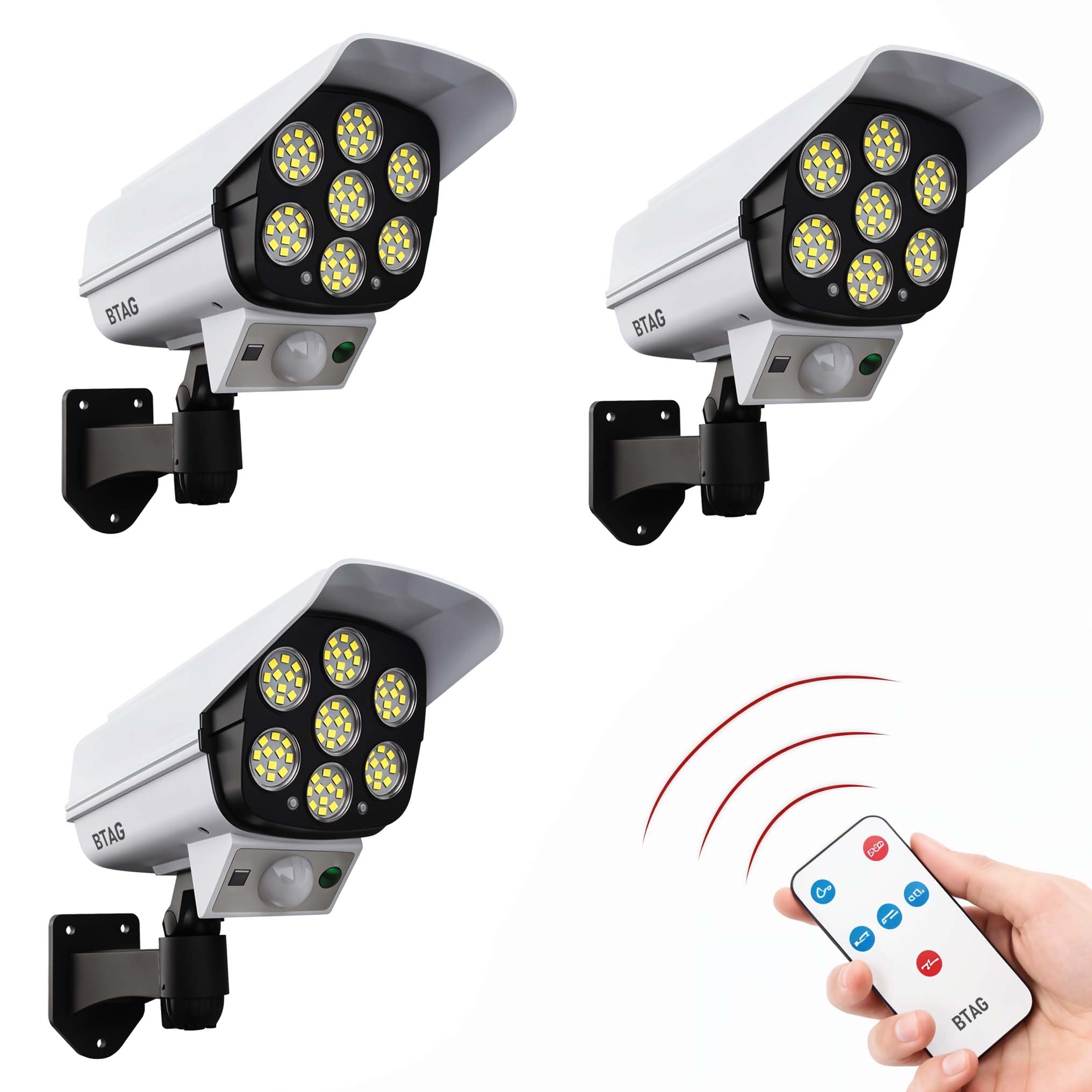 Solar Motion Sensor Light - Security Outdoor LED -6