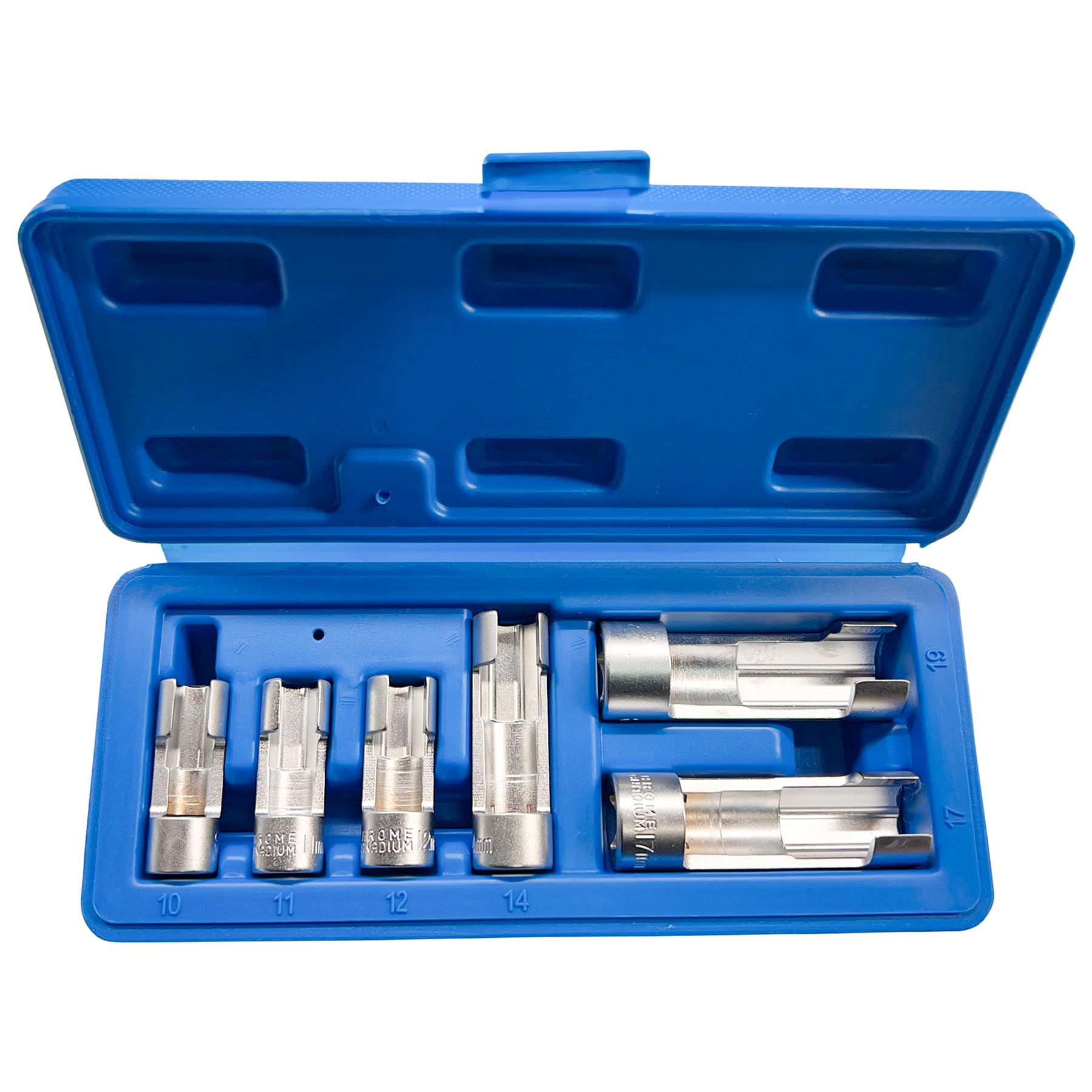 Dapetz ® 6PC Difficult Access Sockets 3/8 + 1/2" Drive 10mm - 19mm Hand Tools Sockets