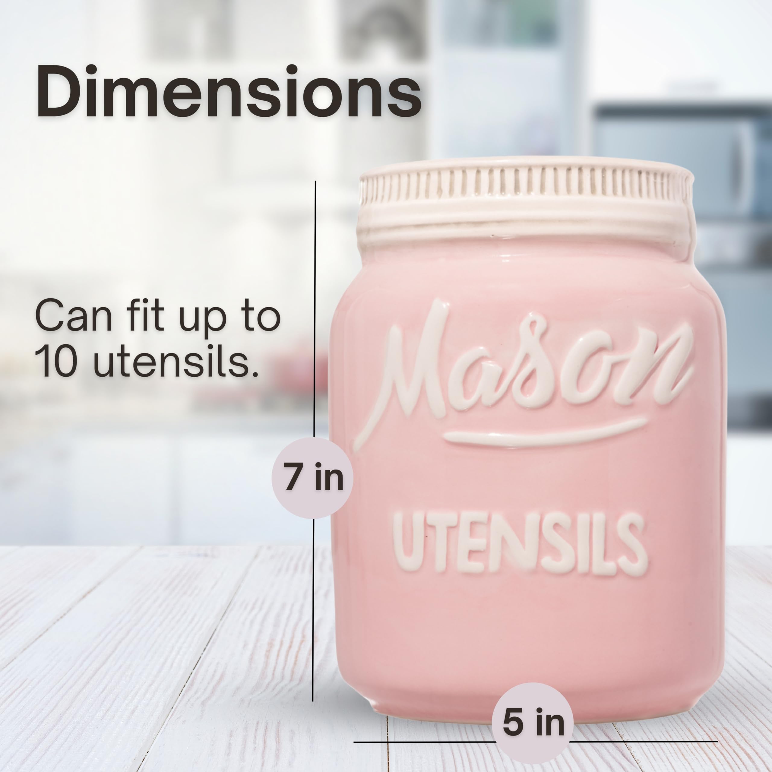 Salière Et Poivrière Vintage Style Mason Jar - Céramique Blanche Antique - Décoratif Et Pratique - 105 Ml - 9