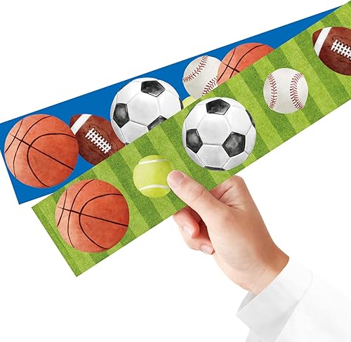 Miniatura 3 de Ceiba Tree Bordes de tablón de anuncios deportivos, borde recto de doble cara para aula, pizarra blanca, decoración escolar, suministros para