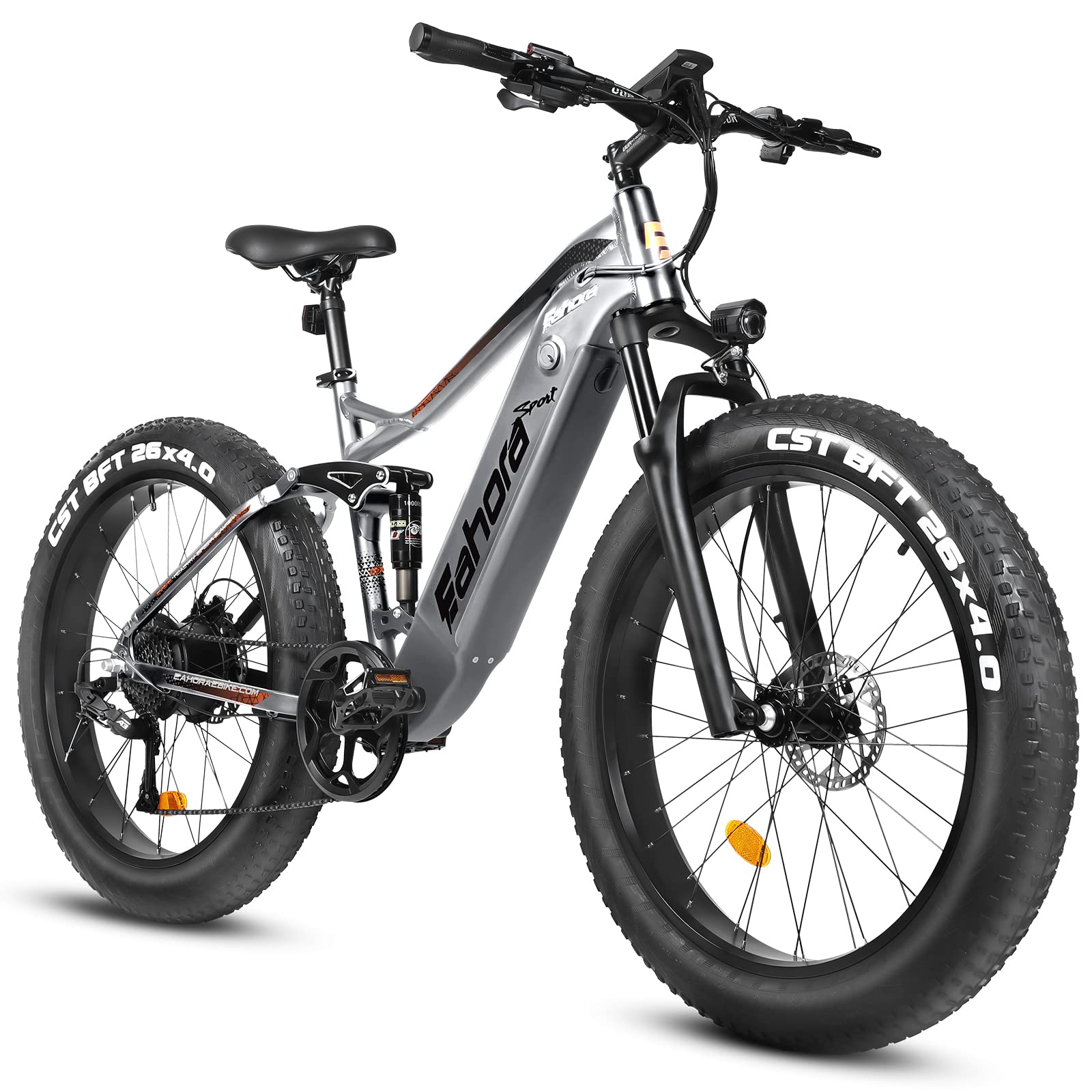 Buy eAhora Tire Electric Bike, 750W Electric Bike, 30mph Bafang Motor
