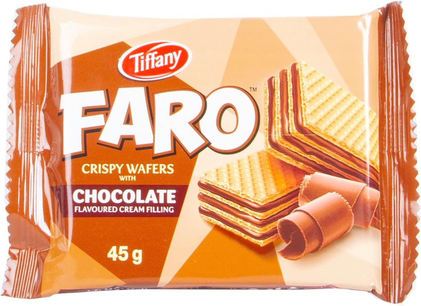 Tiffany Faro Crispy Wafers With Chocolate 45g