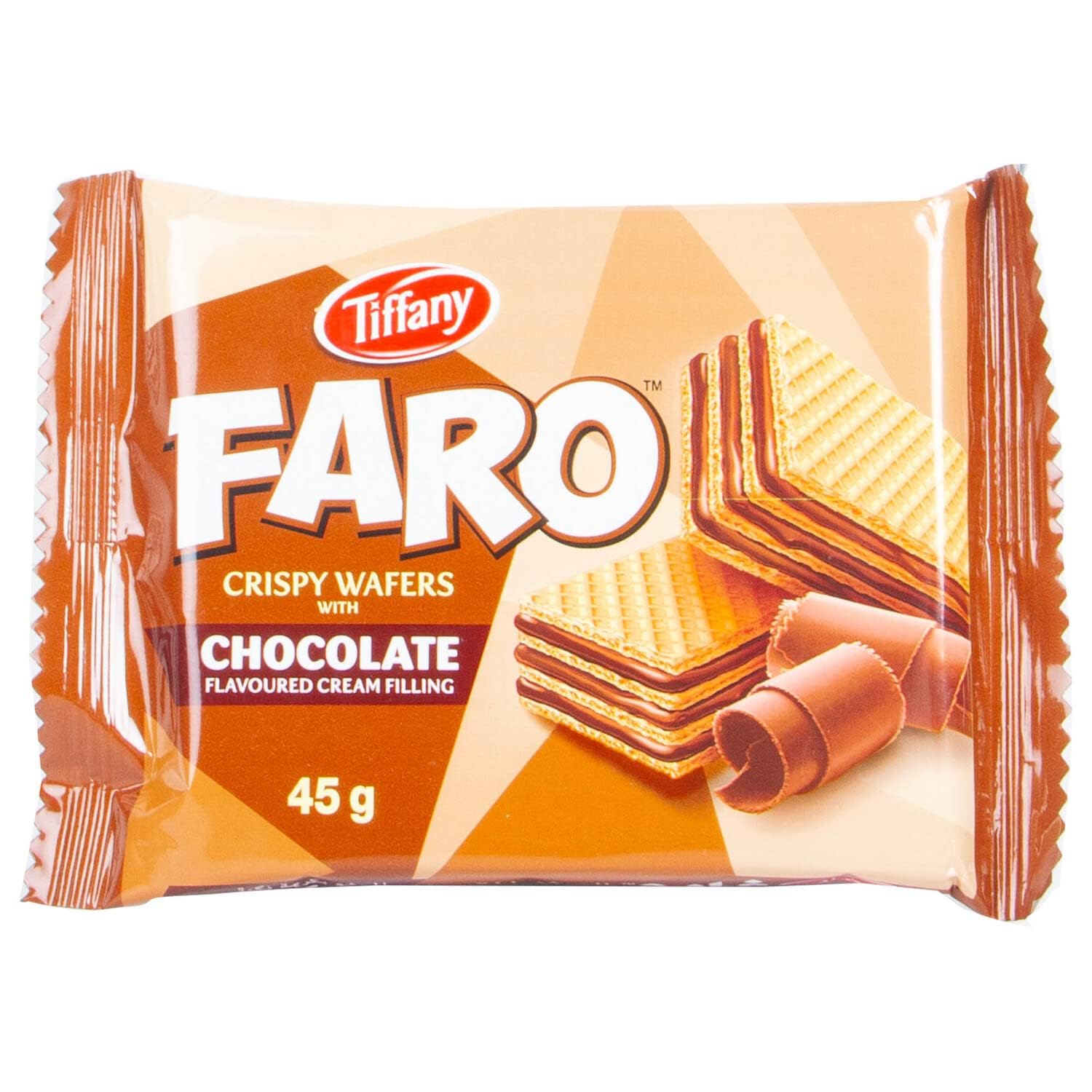 Tiffany Faro Crispy Wafers With Chocolate 45g