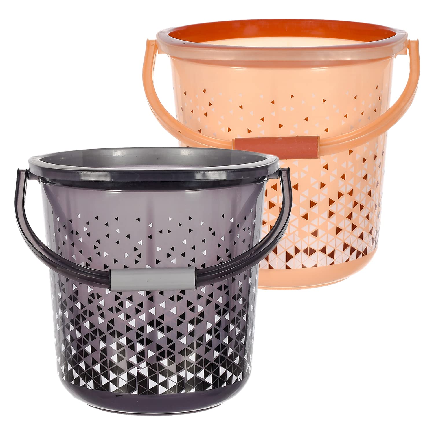 See full amazon price history chart for Kuber Industries Tinted Print Plastic Bucket for Home/Kitchen/Office/with Handle, 24 litre Pack of 2 (Brown & Black)-46KM0352, Standard Kuber Industries Tinted Print Plastic Bucket for Home/Kitchen/Office/with Handle, 24 litre Pack of 2 (Brown & Black)-46KM0352, Standard (B09MLNFP4S) Amazon Price History, Amazon Price Tracker