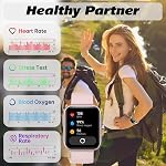 Smart Watch for Men Women with Bluetooth Call, Alexa Built-in, Heart Rate & Sleep Monitor, 1.83" DIY Dial Fitness Watch with 100+ Sport Modes, IP68 Waterproof, Compatible with Android iOS