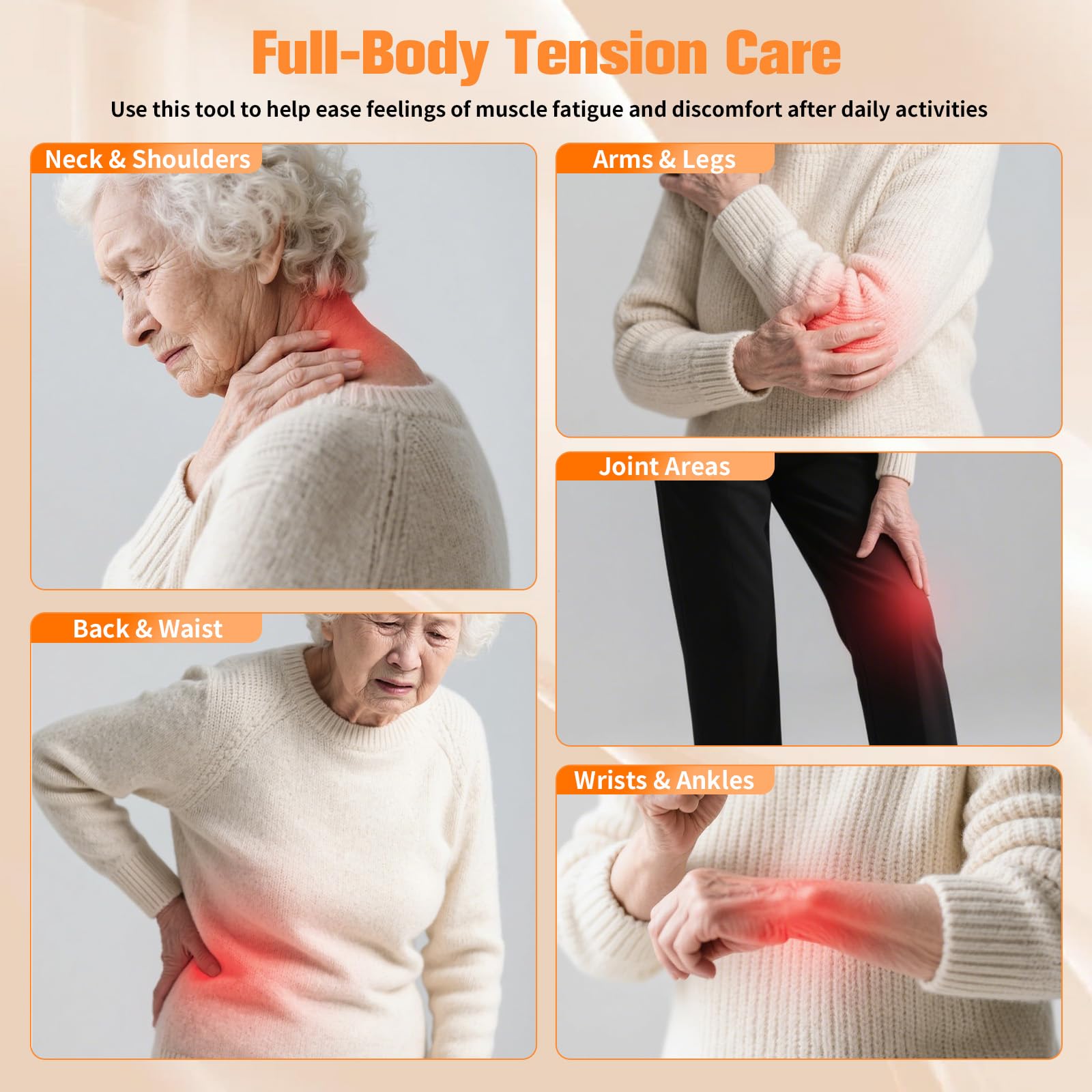 Dispositivo portatile ad ultrasuoni per la terapia del dolore e l'artrosi - Dispositivo a onde sonore con adattatore e gel di accoppiamento, massaggiatore ad ultrasuoni per la casa con controllo della
