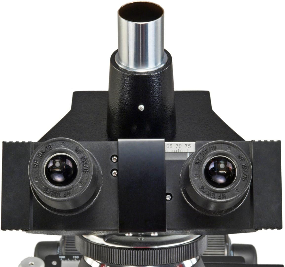 OMAX 40X-1000X Trinocular Biological Compound Microscope with Replaceable LED Light