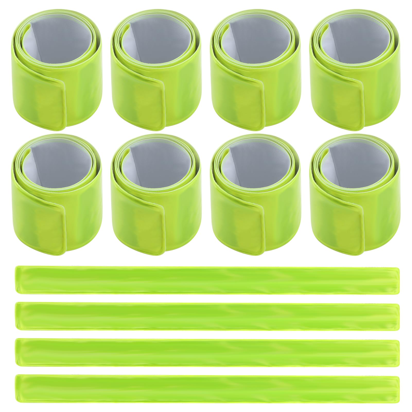 GNHG Catarifrangente per Bicicletta,Riflettente Accessorio Bici,Clip per Pantaloni Catarifrangente,Clip per Pantaloni da Ciclismo,Clip per Pantaloni da Ciclo,Bici alla Caviglia 4 Pack