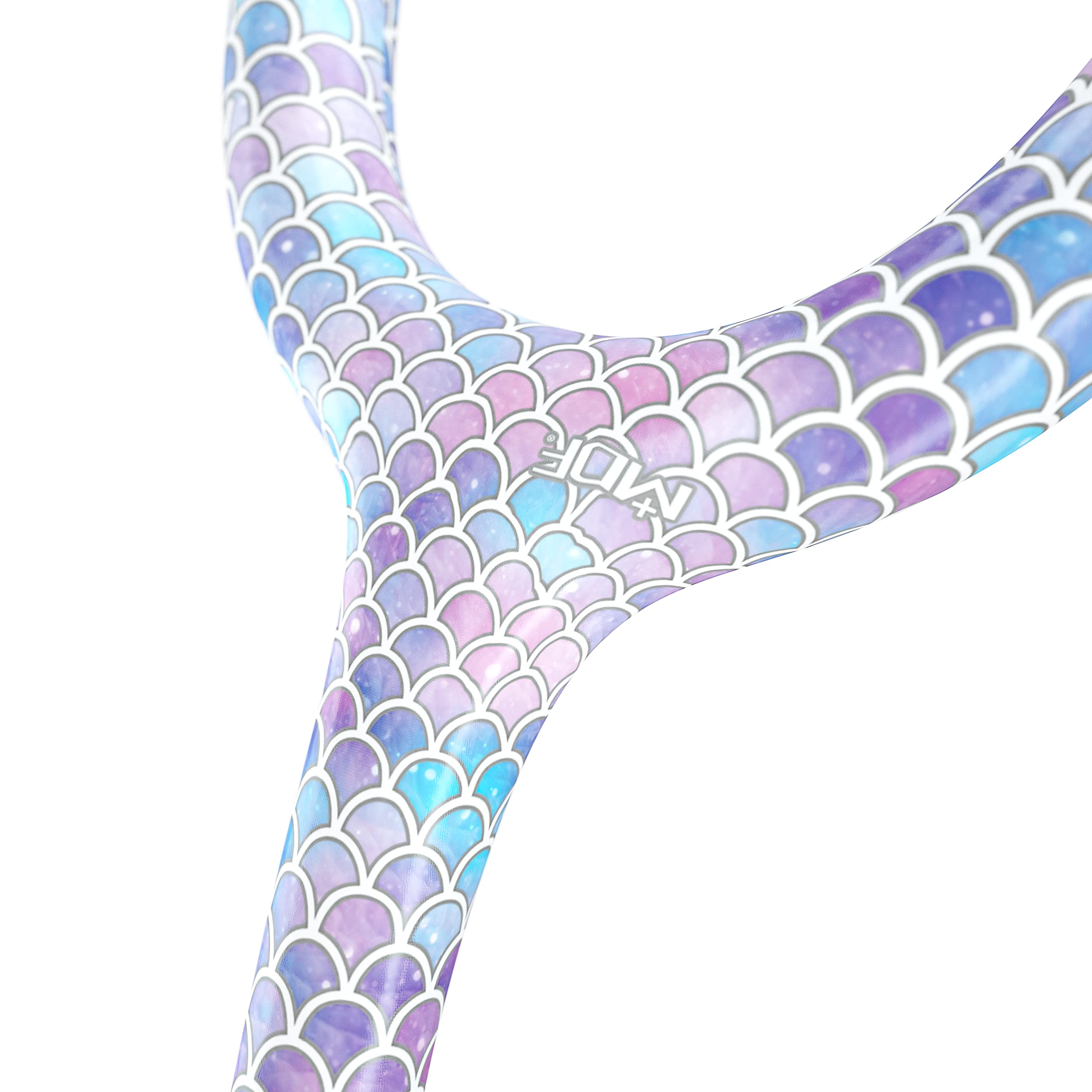MDF Instruments Baby Mermaid Caleidoscopio ProCardial, stetoscopio per cardiologia, titanio, adulto, doppia testa, tubo a sirena, caleidoscopio