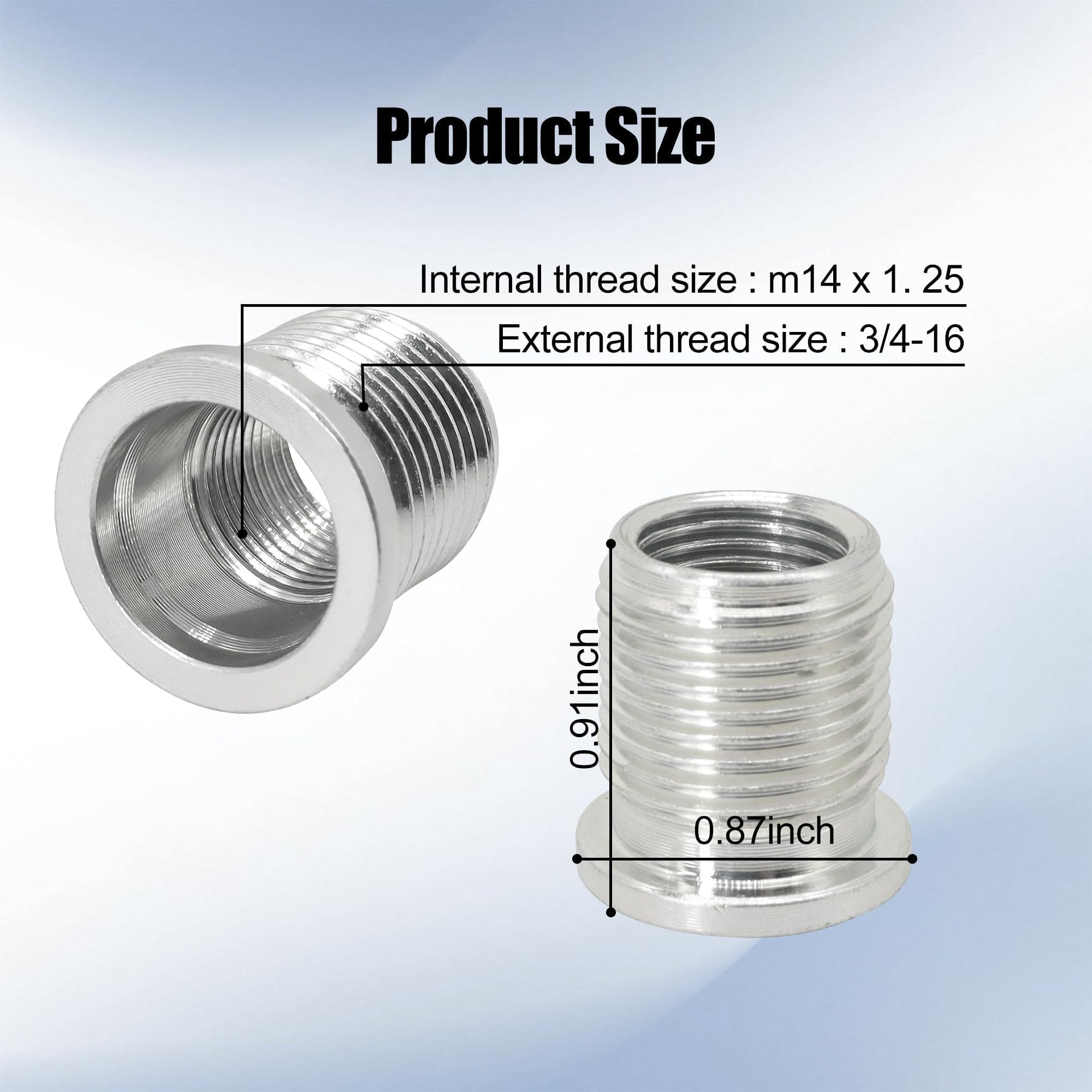 shtuomoland 1 PCS Stainless Steel Spark Plug Port Insert Installer Set Tools m14 x 1.25 Fit for Ford Triton Motor 4.6L 5.4L 6.8L V-10 Two Valve Engines 1996-2003 Replace 389100 389-100