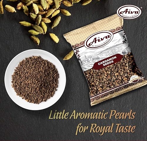 Miniatura 4 de Semillas de cardamomo Aiva (cardamomo decorticado) (16 onzas), especias prémium para cocinar, hornear y bebidas
