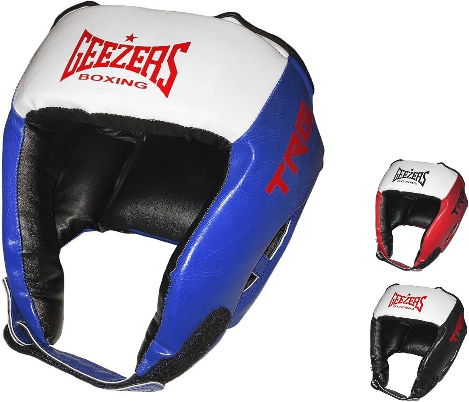 Geezers TRG Training Open Face PU Headguard
