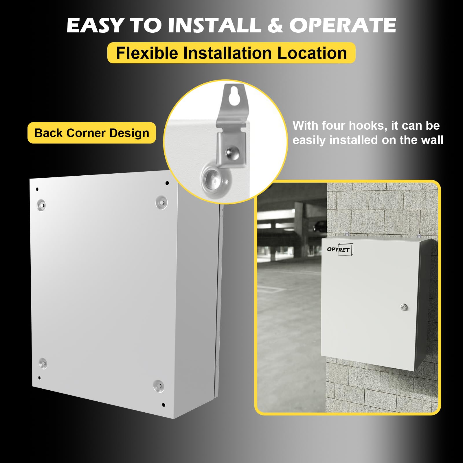 NEMA Steel Electrical Box - Waterproof & Weatherproof -6