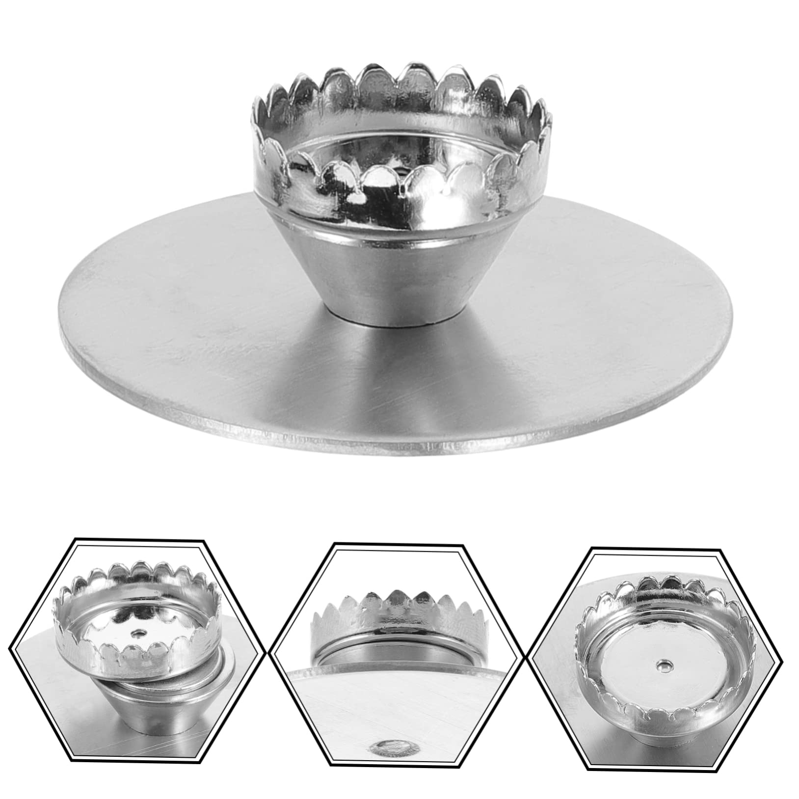 VILLCASE 5 Pezzi portasapone magnetico senza contatto doccia cremagliera parete montato Porta sapone magnetico organizer per sapone da bagno gancio magnetico per sapone Acciaio inossidabile