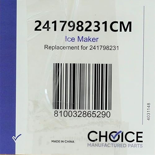 Miniatura 9 de Choice Parts 241798231 para máquina de hielo para refrigerador Electrolux Frigidaire