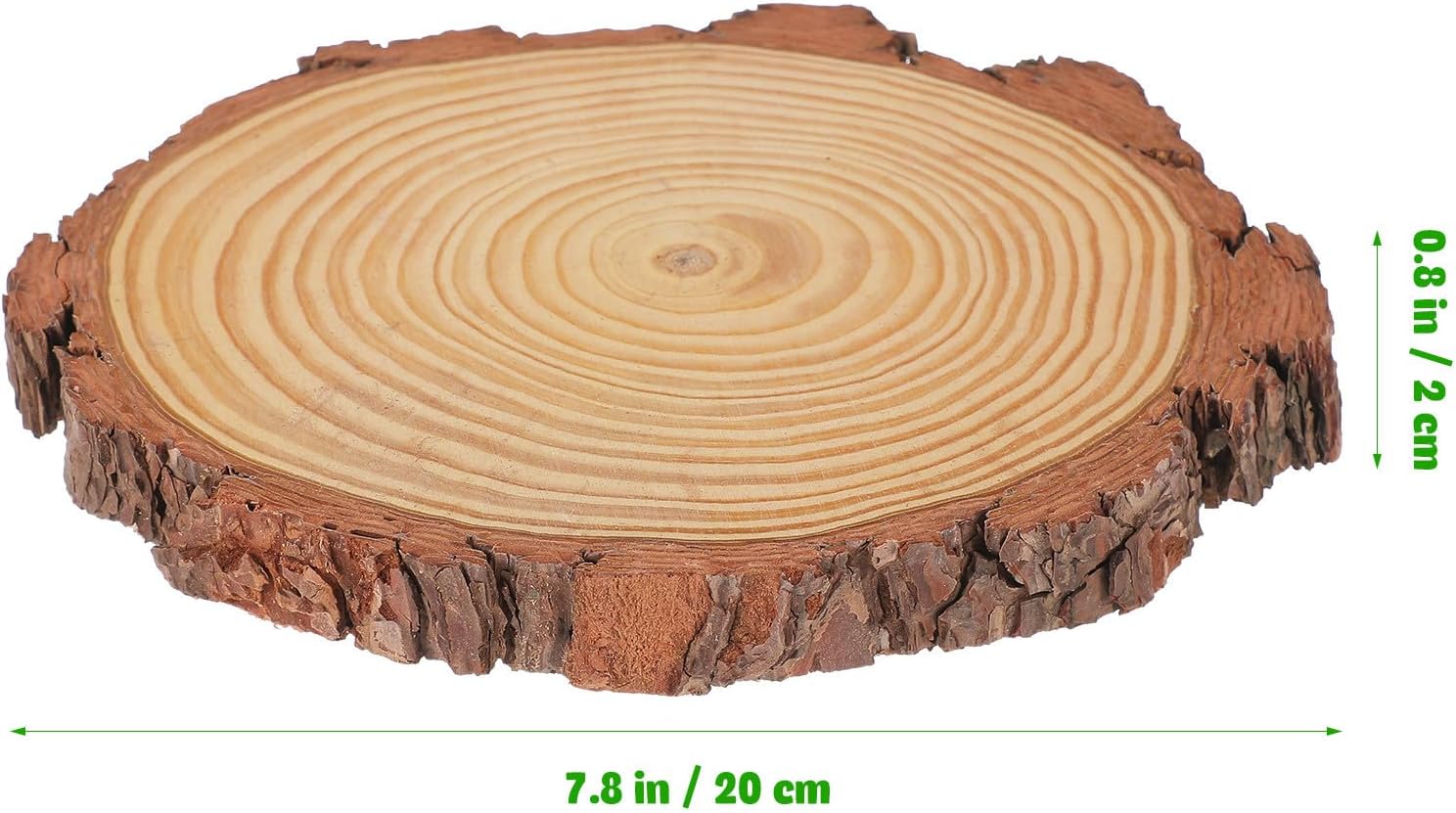 3pcs Garden Stepping Logs Outdoor Decorative Wood Boards for Walkway Pathway Lawn Patio Lightweight Portable Natural Stepping Stones for Craft DIY and Home Decoration