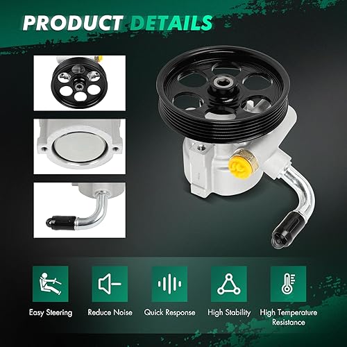 Miniatura 541 de SCITOO Bomba de dirección asistida compatible para 2005 para Saab 9-2X 2.0L, 2006 para Saab 9-2X 2.5L, 2004-2005 para Subaru Impreza 2.0L, 21-5396