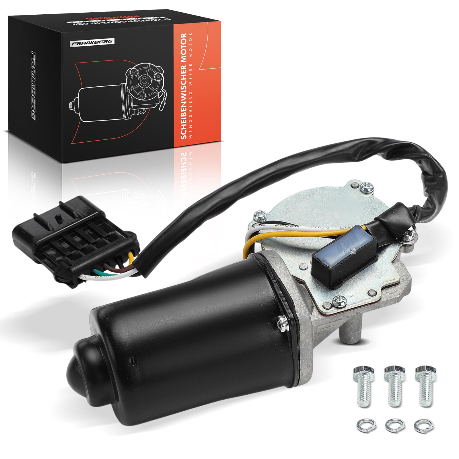 Frankberg Wischermotor Scheibenwischermotor 5-polig Vorne Kompatibel mit Meriva X03 1.2L-1.8L 2003-2010 Replace# 23003807
