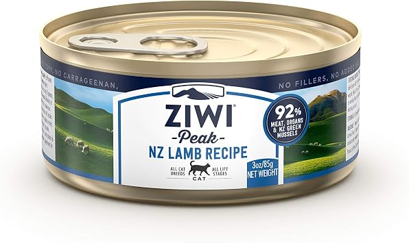 ZIWI Peak Cat Cans, Lamb, 3.0 oz 85 g x 24 Cans