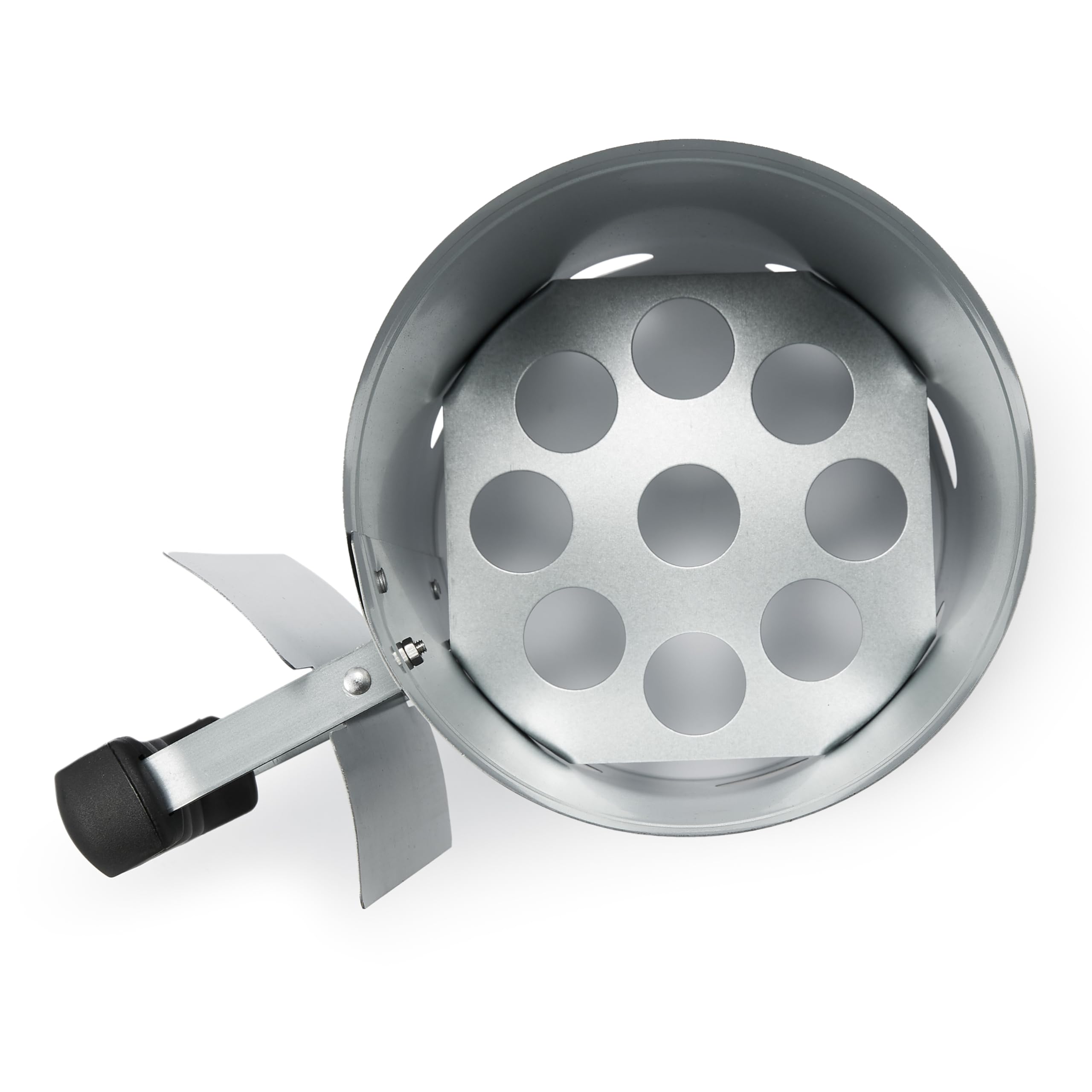 Amazon Basics Encendedor de carbón para barbacoas y Parrillas de carbón, Plateado, Paquete de 1 Unidad - 4