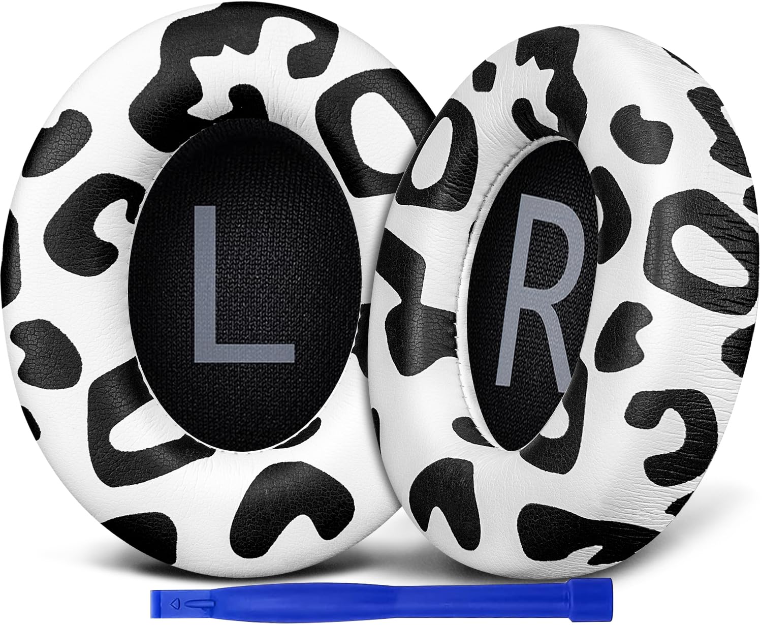 SOULWIT Protein Leather Replacement Earpads for Bose 700 (NC700) Wireless Headphones, Ear Pads Cushions with Softer Protein Leather, High-Density Noise Cancelling Foam, Added Thickness - Snow Leopard-image-32