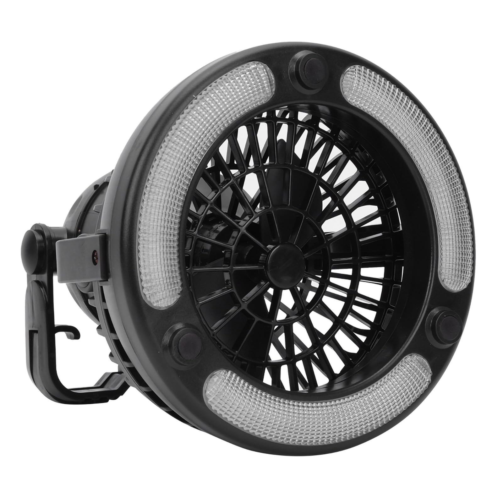 Luz de ventilador para exteriores portátil lámpara de colgar para noches confortables en carpa