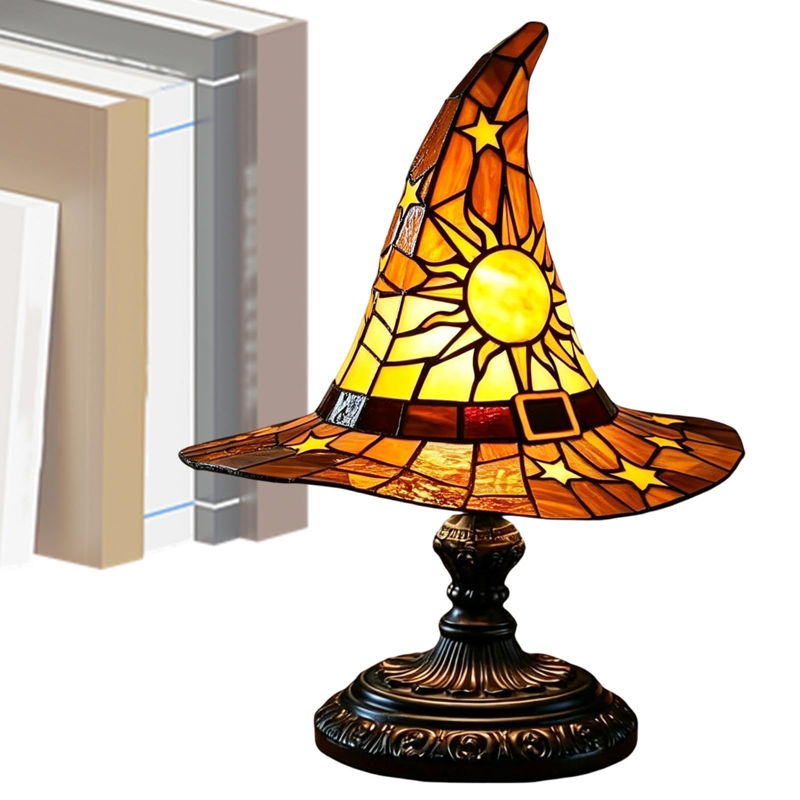 Lampa Wiedźmy Lampki Nocne Gotyckie z Żywicy Zasilane USB