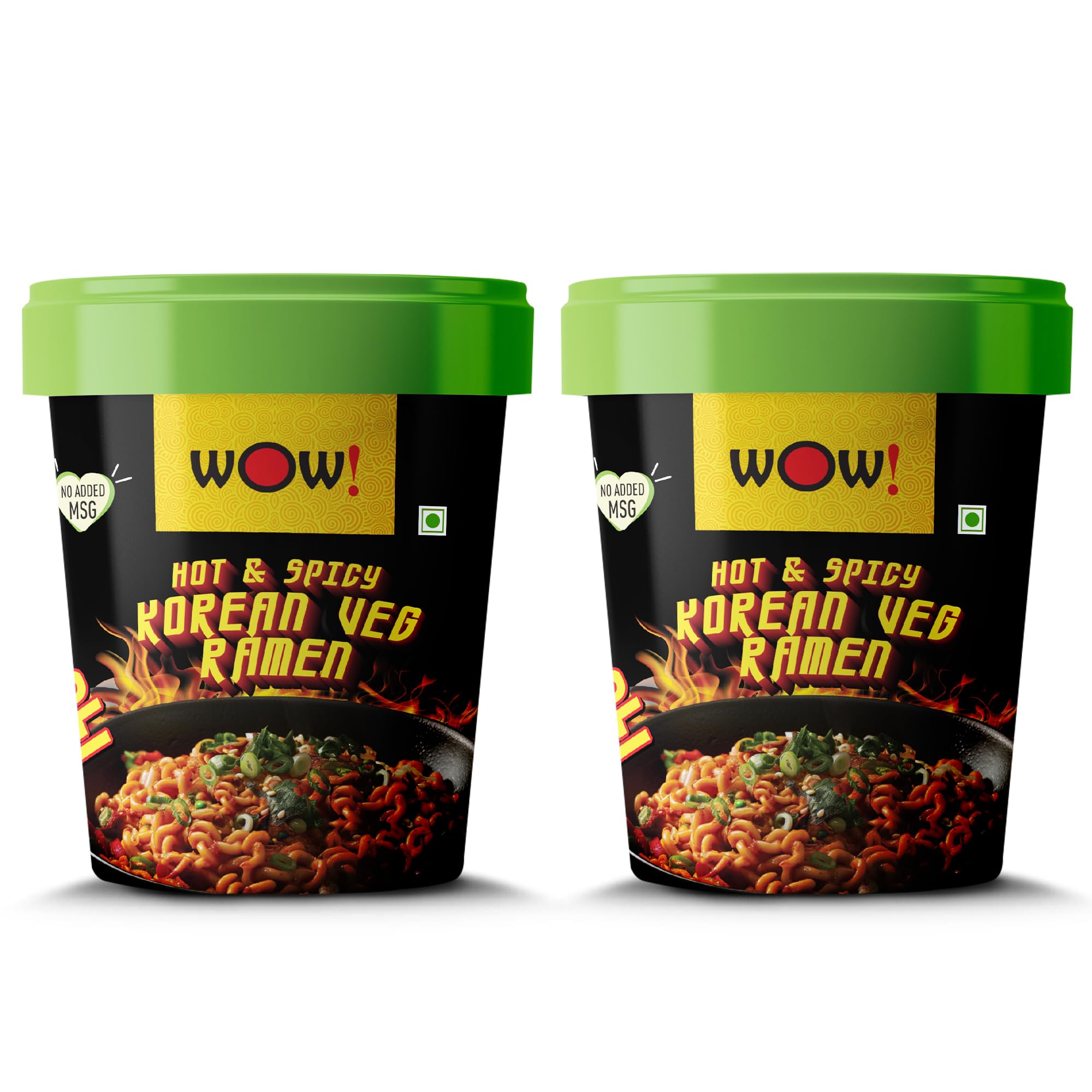 WOW! Hot & Spicy Korean Veg Ramen (Pack of 2)-image-12
