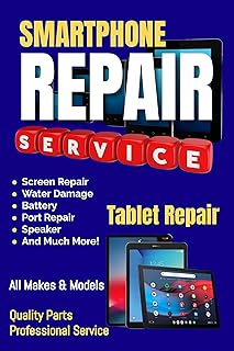 Smartphone Repair Service Tablets advertising poster sign 24"X36"