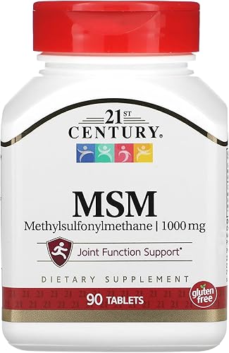 21st Century MSM, 1.000 mg, 90 comprimidos