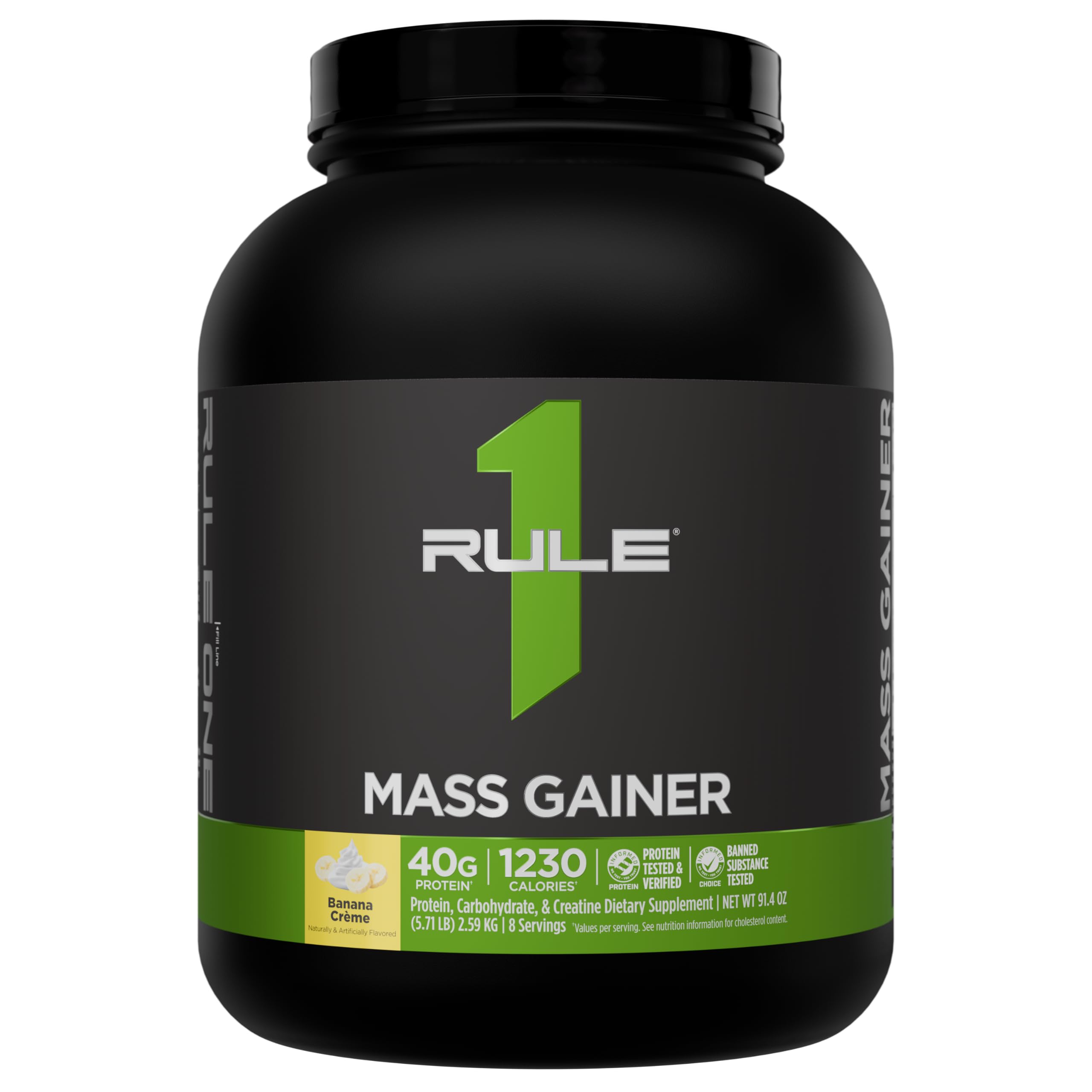 Rule 1 Proteins Mass Gainer, Strawberries & Crème, 8 Servings — Amazon image 10