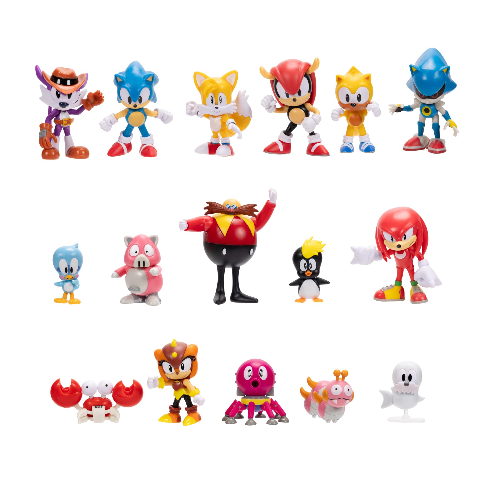 Sonic The Hedgehog Sonic Super Set 16 Pack Eggman+ Figure [Amazon