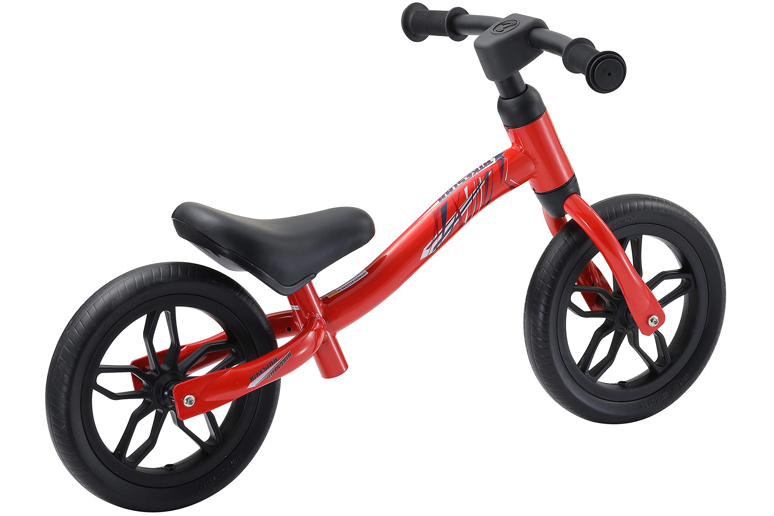 BIKESTAR 2-in-1 Bicicletta Senza Pedali Peso Leggero (3KG!) per Bambino et Bambina 2-3 Anni | Bici Senza Pedali Bambini 10 Pollici Eco | Rosso