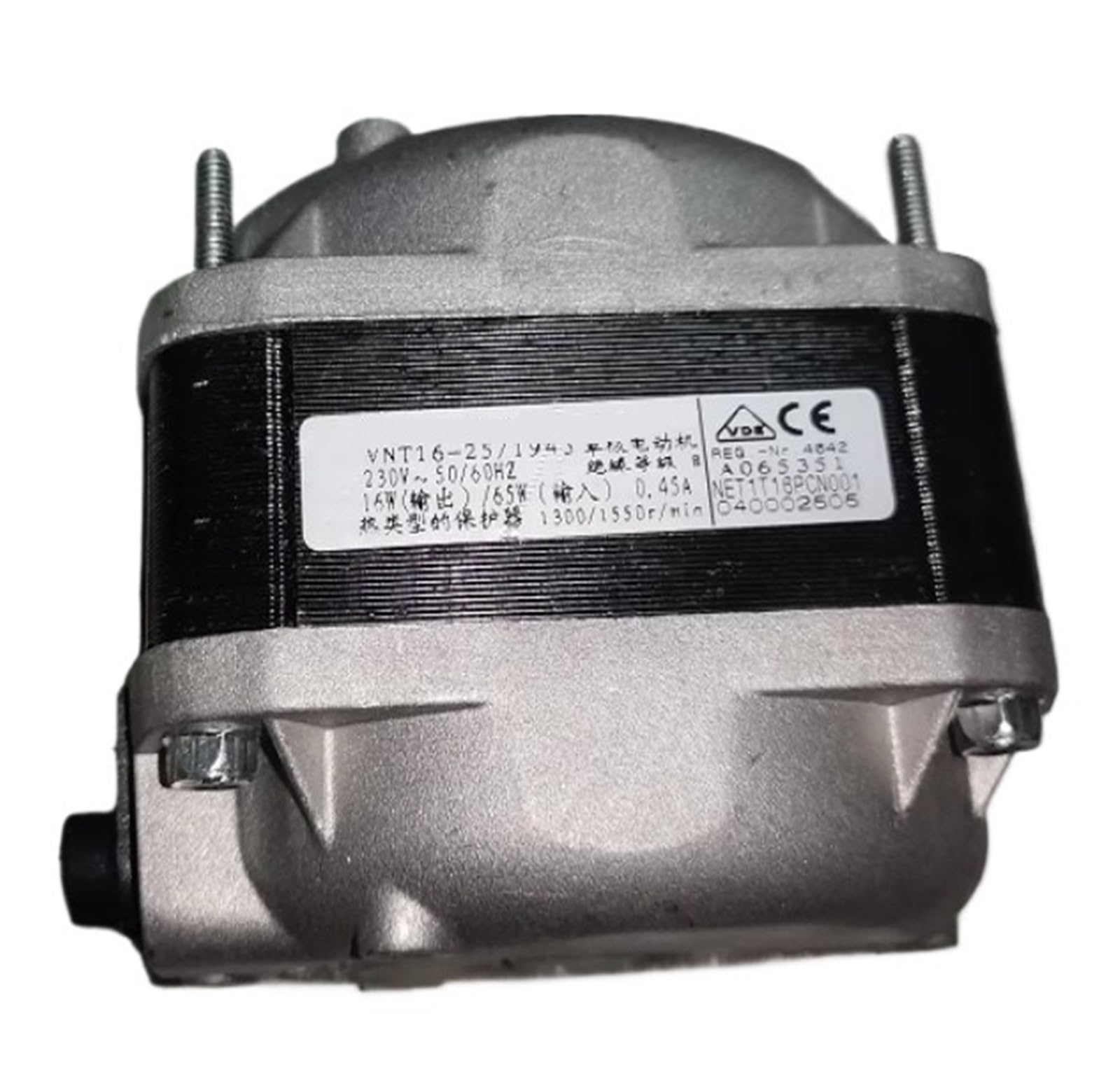 Moteur VNT16-25 et accessoires de ventilateur modèle ES0212AC