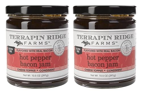 Miniatura 9 de Terrapin Ridge Farms Gourmet - Mermelada de pimiento picante y tocino, una jarra de 43 onzas