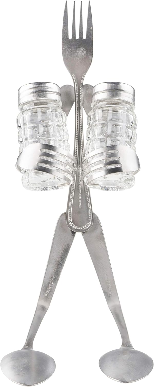 F01 Fork Salt and Pepper Stand Table Topper