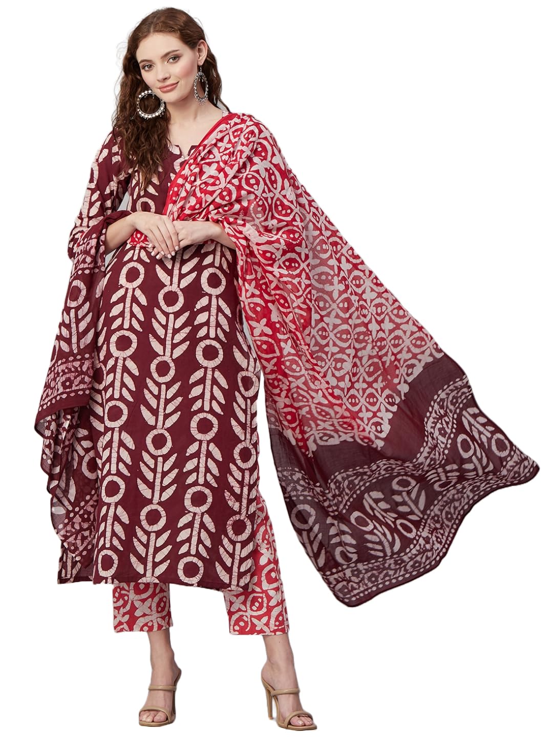 Women Kurta with Pant |Material: cotton blend-image-19