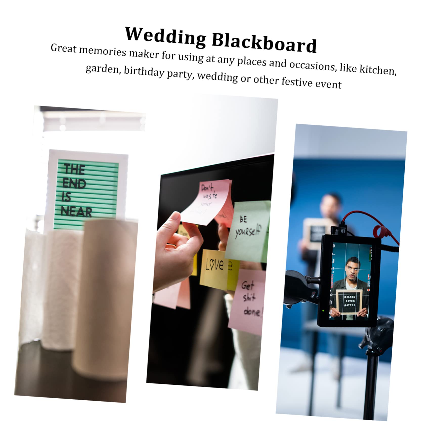 VOSAREA 36pezzi Lavagnetta Acrilico Per Decorazioni Da Tavolo Per Matrimoni Segnaletica Creativa Per Feste Messaggi e Etichette Per Eventi Speciali
