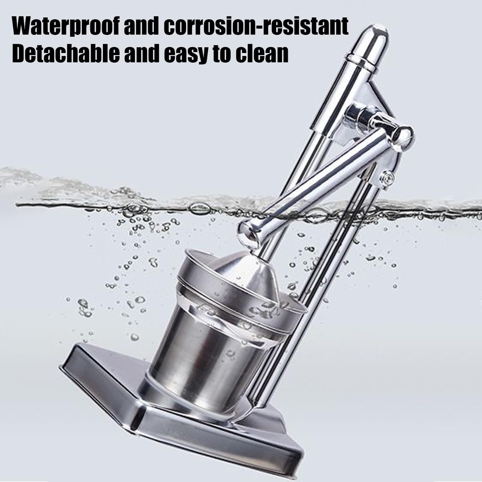 Exprimidor Manual Acero Palanca - Naranja Limón Granada Extractor | Profesional Cocina Bar Casa Restaurante Robusto Metal Limpieza Fácil Fruta Herramienta Pesado Comercial