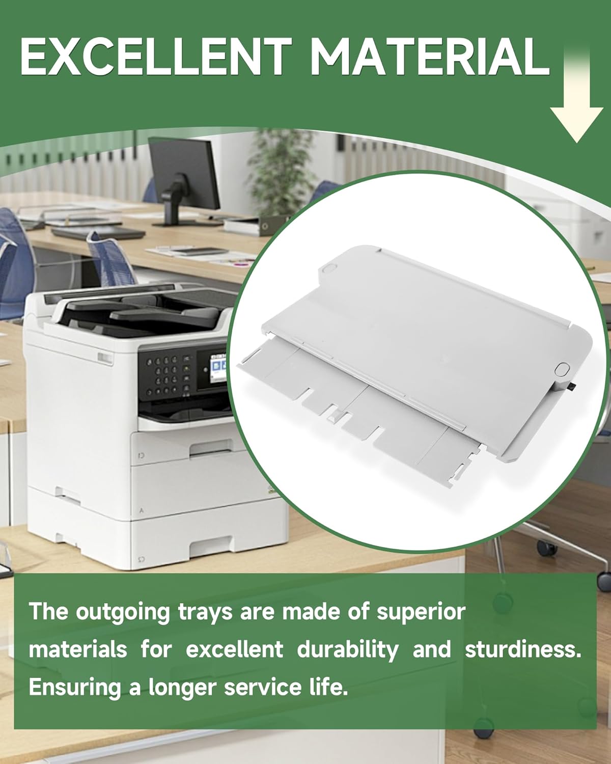 Printer Paper Output Tray Compatible with HP OfficeJet Pro 9010 9012 9015 9016 9018 9019 9010E 9013E 9015E 9016E 9018E