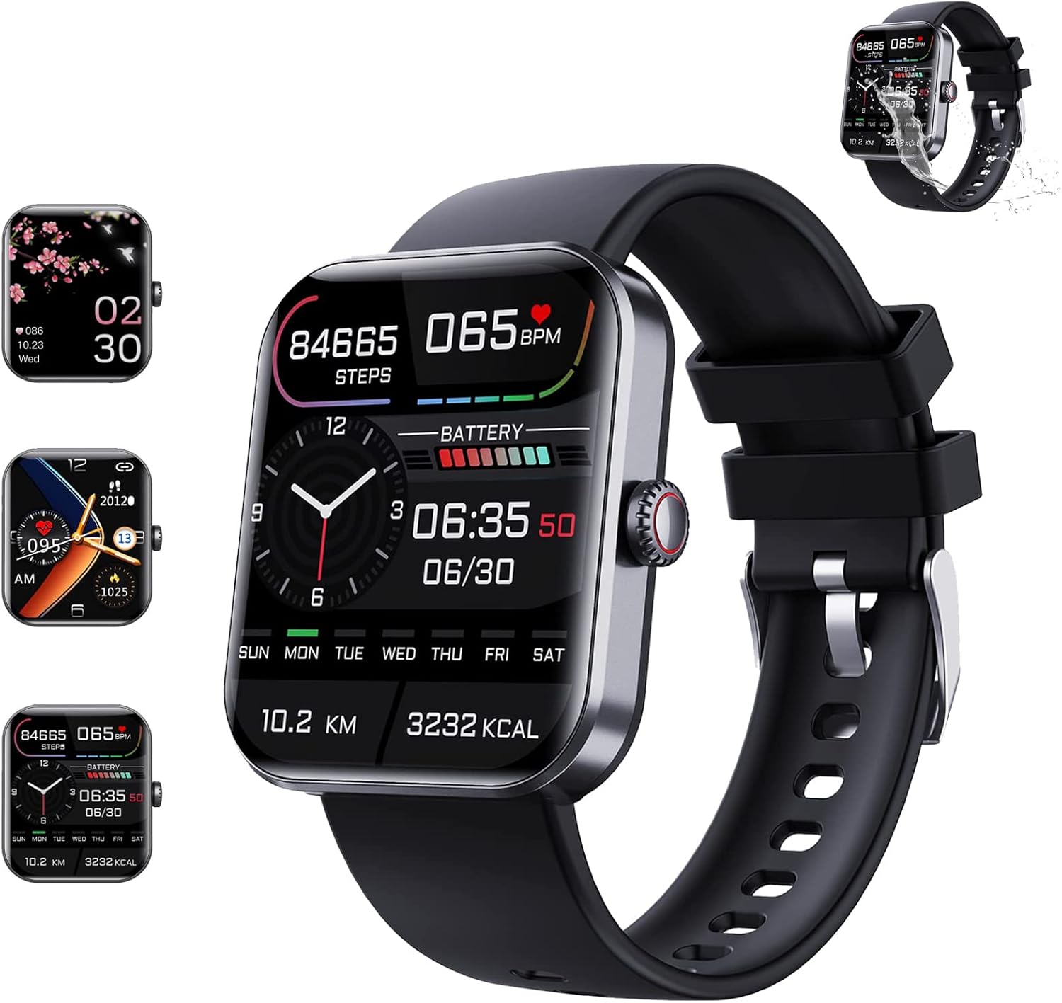 Jeeeun Diabetic Watch Glucose Monitor,Glucose Monitor Watch,F57l Blood