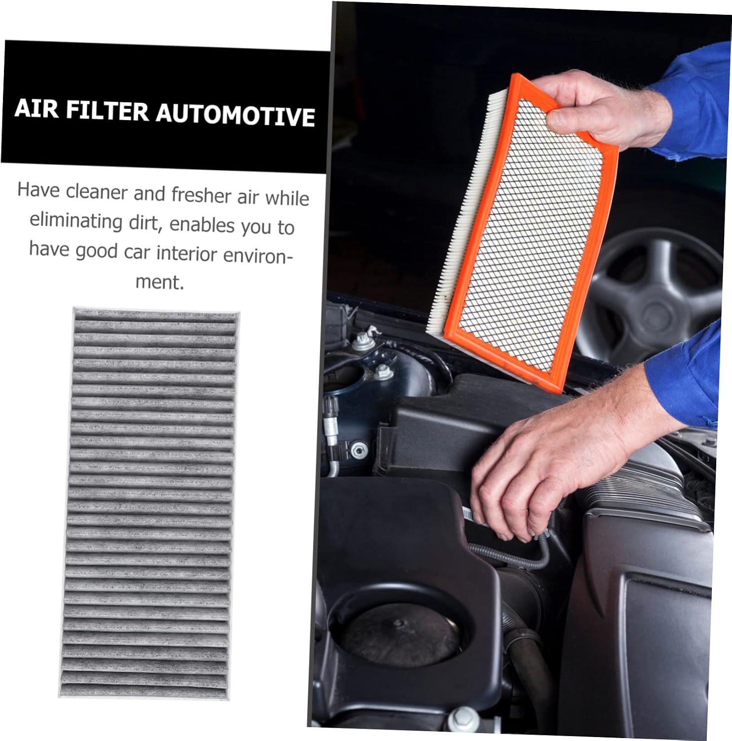 DOITOOL 2pcs Air Conditioning Filter Replacement for Cars High Filtration Efficiency Easy to Install Removes Compatible Vehicle Models