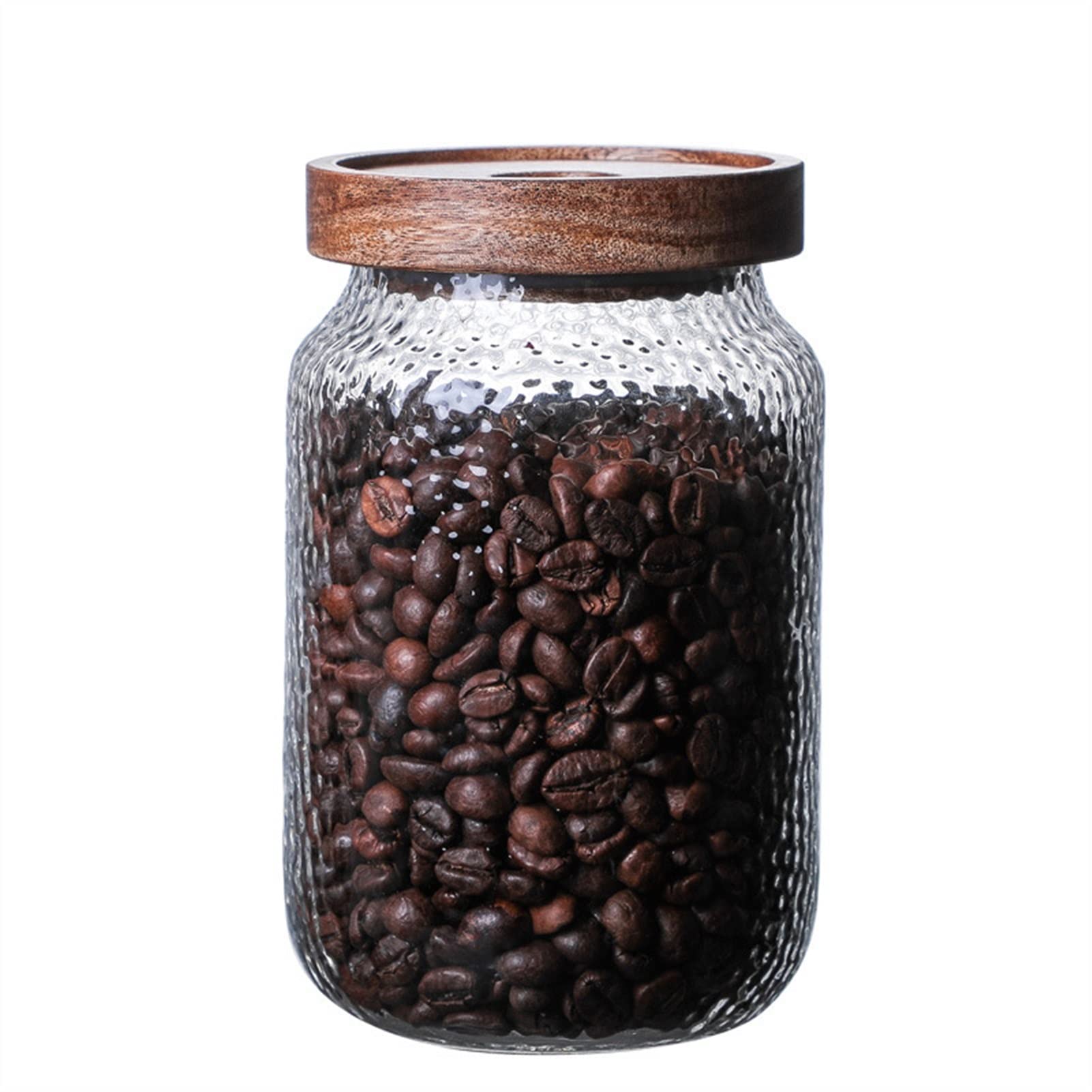 Recipiente de café Frascos de Cristal de Caramelo con Tapa Botella de Frasco de Almacenamiento de Cocina for Especias Recipientes de Vidrio for Alimentos Frijoles de café té latas de Vidrio Bote Café