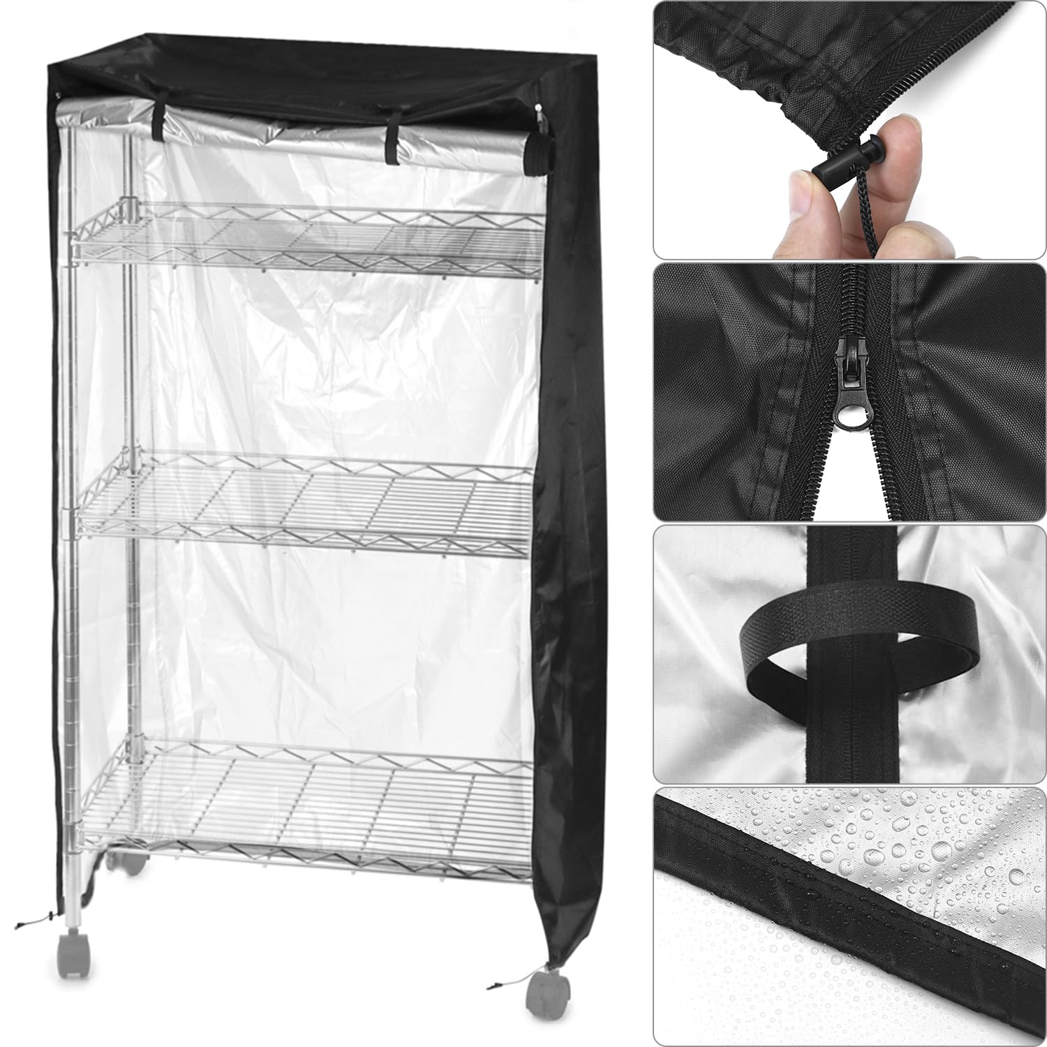 QWORK Shelf Cover - Waterproof & Durable -4