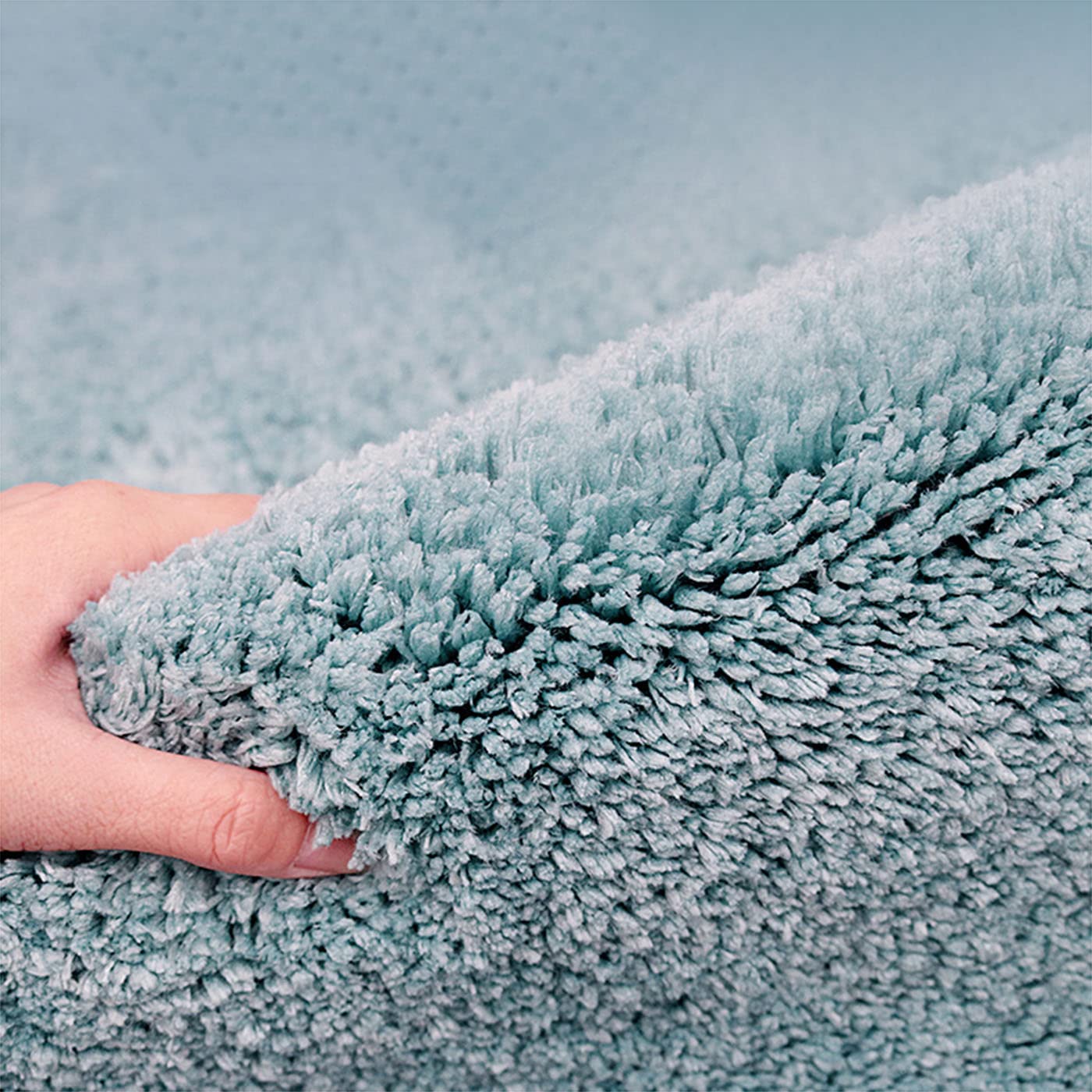Tappetino Doccia Morbido Peluche Assorbente Tappeti Bagno Lavabile in Lavatrice Camera da Letto Bagno Doccia Tappeto,6,60 * 90CM